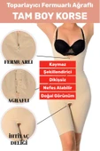 Özel Üretim Vücut Şekillendirici Beden Küçülten Toparlayıcı Fermuarlı Tam Boy Korse thumbnail 1