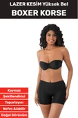 İz İç Göstermez Kaymaz Sıkılaştırıcı Toparlayıcı Şekillendirici LAZER KESİM Boxer Korse - 1
