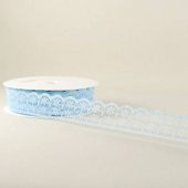 Mavi Renk Dantel Kurdela 2 cm X 10 Metre. - 1