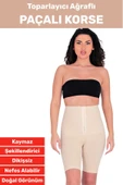 Özel Üretim Vücut Şekillendirici Beden Küçülten Sıkılaştıran Ağraflı Paçalı Toparlayıcı Korse thumbnail 1