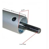 Motorlu Tırpan CG 430-520 Şaft Borusu Ve Mili 28 mm 9 Diş - 2