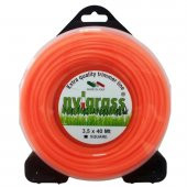 Nylgrass Tırpan Misinası Turuncu Dörtköşe 3.5 mm 40 mt - 1