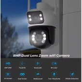 Ozmik CMKR63 4K 8MP PTZ WiFi Kamera Çift Lensli Dış Mekan IP Kamerası İnsan Algılama AI İzleme - 5