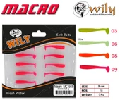 Lrf Silikonu Wily Macro 3,5Cm 0,4Gr 10’Lu Paket Renk:09 - 1