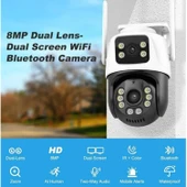 Ozmik CMKR63 4K 8MP PTZ WiFi Kamera Çift Lensli Dış Mekan IP Kamerası İnsan Algılama AI İzleme - 3
