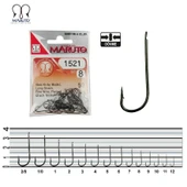 Maruto 1521 Bn Siyah Nikel Olta İğnesi No:6 thumbnail 1