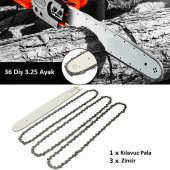 Zomax ZM5010-5020 Motorlu Testere Kılavuz + 3 Zincir - 1