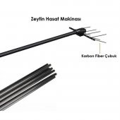 Zeytin Hasat Makinası Karbon Fiber Düz Çubuk - 5 mm 5 Adet - 2