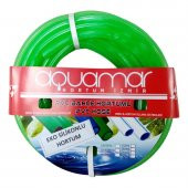 Aquamar Silikonlu Şeffaf Hortum 1/2 25 mt Yeşil thumbnail 1