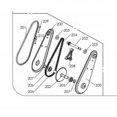 Pubert Nano 20R Çapa Makinesi Eksantrik Üst Mili No-203 thumbnail 3