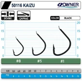 Owner 50116 Kaizu Black İğne No:2 thumbnail 2