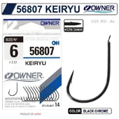 Owner 56807 Keıryu Bc Siyah Olta İğnesi No:4 thumbnail 1