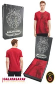 Galatasaray Orijinal Lisanslı Aslan Baskılı T-Shirt Hediyelik Ahşap Kutulu thumbnail 1