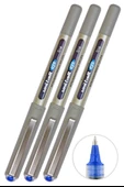 Mavi Pilot Kalem 3 Adet Uniball Eye Fine 0.7 mm Roller Pilot Kalem Ub-157 Roller Uçlu Likit Mürekkepli Pilot Kalem - 1