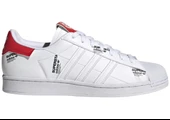 adidas Superstar 'White Vivid Red' GV7672 Spor Ayakkabı - 1