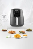 Karaca Air Pro Cook XL 2 in 1 Konuşan Airfryer Space Gray - 2