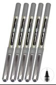 Siyah Pilot Kalem 5 Adet Uniball Eye Fine 0.7 mm Roller Pilot Kalem Ub-157 Roller Uçlu Likit Mürekkepli Pilot Kalem - 1