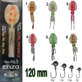 Aquasalty Enzo Soft Swim Calamari 120Mm + Jig Head Renk:06 thumbnail 2