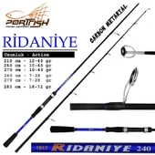 Spin Kamışı Portfish Ridaniye Spin 240 Cm Olta Kamışı 2P 10-40Gr thumbnail 3
