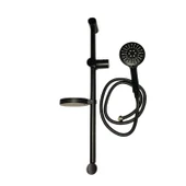 Black Sun Siyah Sürgülü Duş Seti 3 Fonksiyonlu Duş Başlığı  1.5M Lüx Duş Hortumu - 2