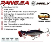 Wily Pangea 10 Cm Maket Balık 18 Gr Su Üstü Renk:32 - 3