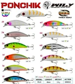 Wily Ponchik 4,8 Cm Maket Balık 3,5 Gr Sinking Renk:52 thumbnail 2