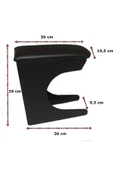 Her Araca Uygun Ayaklı Delmeden Pratik Tamamı MDF Üretimi İki Ayak Ölçüsü Arası 4.5 cm Model - 1