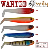 Wily Wanted Silikon Yem 10.5 Cm 15 Gr 5’Li Paket Renk:3 - 1