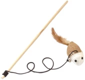 Fare Figürlü Tahta Saplı Kedi Oltası 40 cm thumbnail 1