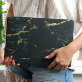 MacBook Pro Retina 13 inç Kılıf A1502 A1425 Mermer Desen Mat Sert Kapak UV Baskı thumbnail 9