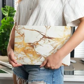 Macbook Pro Kılıf 13inç Marble A1278 (Eski Ethernetli Model 2008-2012) ile Uyumlu thumbnail 3