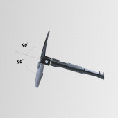 Nurgaz NG-192 Katlanır Çelik Kaplama Döküm Kamp Kürek Taşıma Çantalı - 5