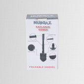 Nurgaz NG-192 Katlanır Çelik Kaplama Döküm Kamp Kürek Taşıma Çantalı - 6