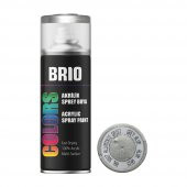 Brio Sprey Boya Akrilik Alüminyum Gri B9007 400Ml - 1