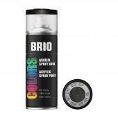 Brio Sprey Boya Akrilik Mat Siyah B9005M 400Ml - 1