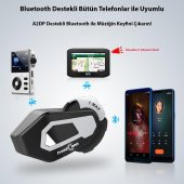 FreedConn TMAX-S 1000m Bluetooth Motosiklet İntercom Kulaklık - 8