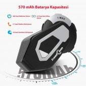FreedConn TMAX-S 1000m Bluetooth Motosiklet İntercom Kulaklık - 9