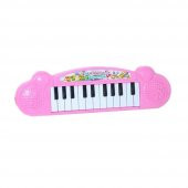 Pilli 22 Tuşlu Mini Piyano - Pembe - 1