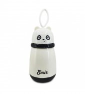 Kişiye Özel Cam Şişe Panda Matara 380 ml - 2