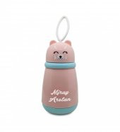 Kişiye Özel Cam Şişe Panda Matara 380 ml - 5