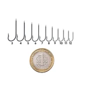 Shogun 1522 Best Kirby Siyah Çapraz 100 lü Olta İğnesi No:2 thumbnail 3