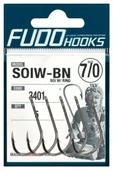 Fudo 3400 SOI W/RING 5/0 NIKEL 9PCS - 1