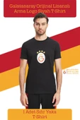 Galatasaray Orijinal Lisanslı Arma T-Shirt + Bileklik Set Hediyelik Ahşap Kutulu thumbnail 4