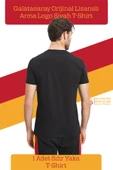 Galatasaray Orijinal Lisanslı Arma T-Shirt + Şal Kaşkol Set Hediyelik Ahşap Kutulu - 12