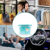 600 Ml Nem Alıcı Rutubet Giderici Aparat - Limonlu Mutfak Salon Banyo Küf Koku Alıcı Granül - 4
