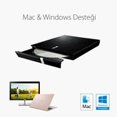 ASUS DVD SDRW-08D2S-U LITE SLIM USB 2.0 SİYAH - 5