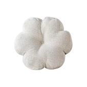 Papatya Bloom Dekoratif Buklet Kırlent Hardal 40x40 - 4