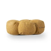 Papatya Bloom Dekoratif Buklet Kırlent Hardal 40x40 - 2