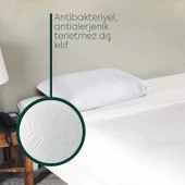 Visco Dream Ekstra Yüksek Ortopedik Yastık Beyaz 59x39 - 1
