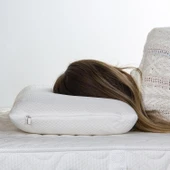 Homedius Visco Dream Gell Ekstra Yüksek Ortopedik Yastık Beyaz 59x39 - 1